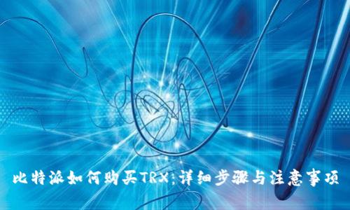 比特派如何购买TRX：详细步骤与注意事项
